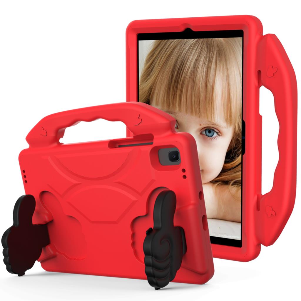 Étui Pour Samsung Galaxy Tab A9 plus S9 A8 10.5 SM-X200 X205 A7 10.4 T500 T505 Lite SM-T220 S6 Lite 10.4Tablette Housse pour Enfants Tab A9 8.7 inch rouge