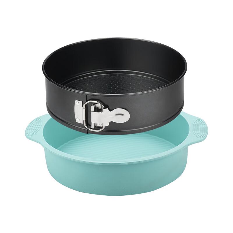 

Round Springform Baking Pan with Silicone Mold