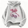2026 Pink Bow Design Funny 90s Kids Hoodie Children's Sweatshirt Hoody Girls Autumn Winter Casual Hoodies