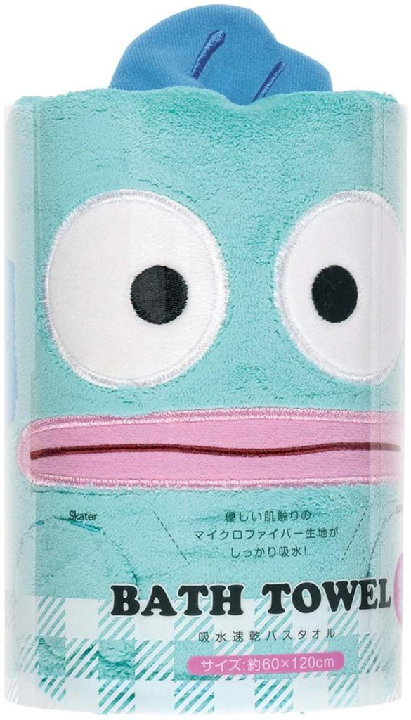 Skater Water Absorbent Quick Drying Bath Towel Hangyodon Height 60 X Width 120cm TODR1-A