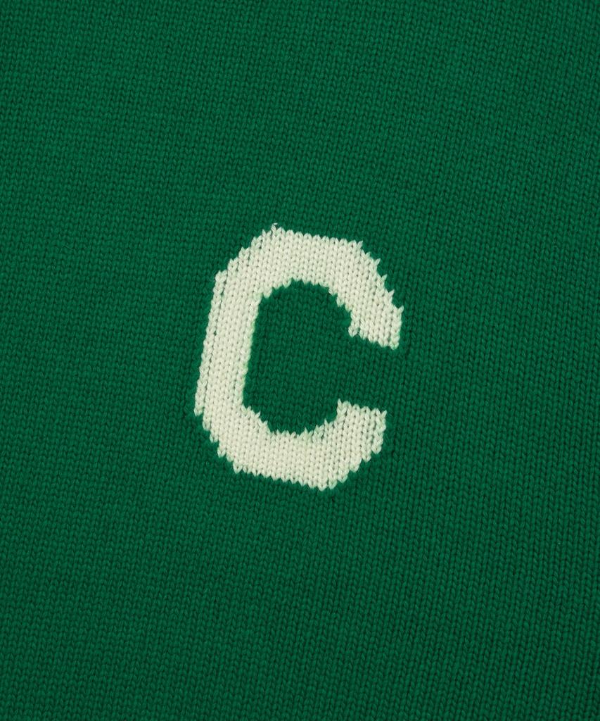 COVERNAT Middle C Logo Crewneck Knit Green