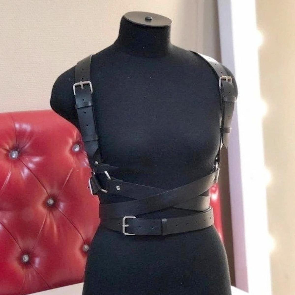 

Women Trend Punk Waist Belt Bondage Waistband Suspenders For Women Leather Belt Female Street Style Gothic Clothing Accessories Adjustable