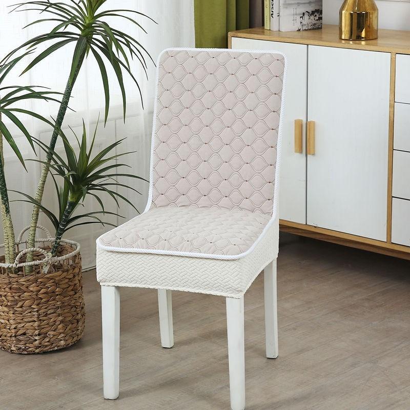One-piece Dining Table and Chairs Cover Dining Chair Mats Chair Cover Set Household Cushions Elastic Stool Cover Four Season Universal Chair Cushion