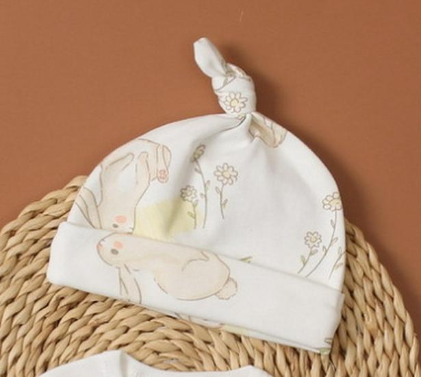 

Высококачественная хлопковая шапка с помпоном в виде мультяшного медвежонка для новорожденных - Весна, Осень, Зима Защита родничка от холода 3-6M (Hat Circumference ~37cm, 2-5 Months)