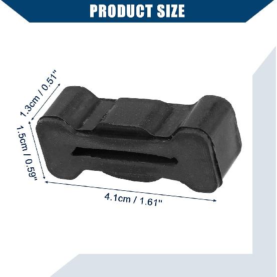 Nr. 15726082 / Verriegelungsstopper für GMC Sonoma 1994-2004 für Chevy S10 1994-2004 / Heckklappen-Verriegelungsstopper / Strapazierfähiges Gummi / 1 Paar Schwarz