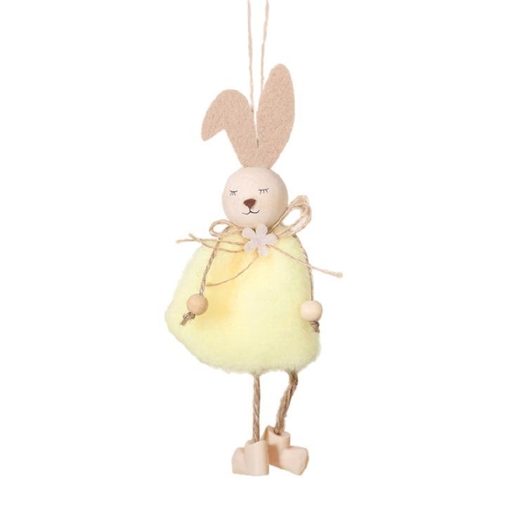 Handmade Plush Rabbits Hanging Ornament Party Centerpieces For Home Party Decoration Spring Fall Festival Celebration