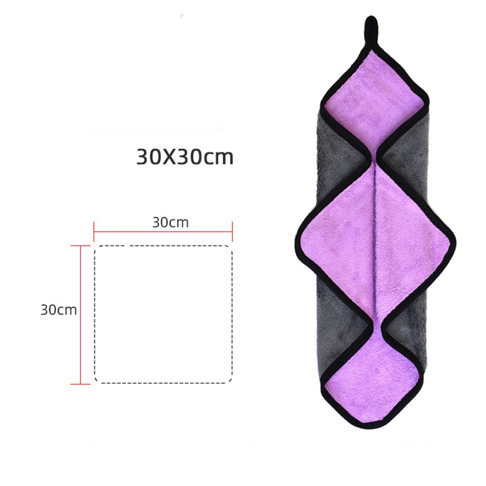 

Fishing Towel Thickening Non-stick Absorbent Outdoors Sports Wipe Hands Double-sided Fluff Soft Towel Fishing Accessories фиолетовый