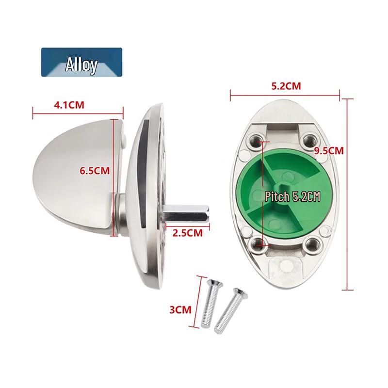 Universal Public Restroom Partition Lock