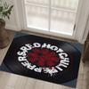 Red Hot Chili Peppers Design Crystal Velvet Carpet Cozy Non?Slip Printed Rug For Bedroom Living Room Entrance