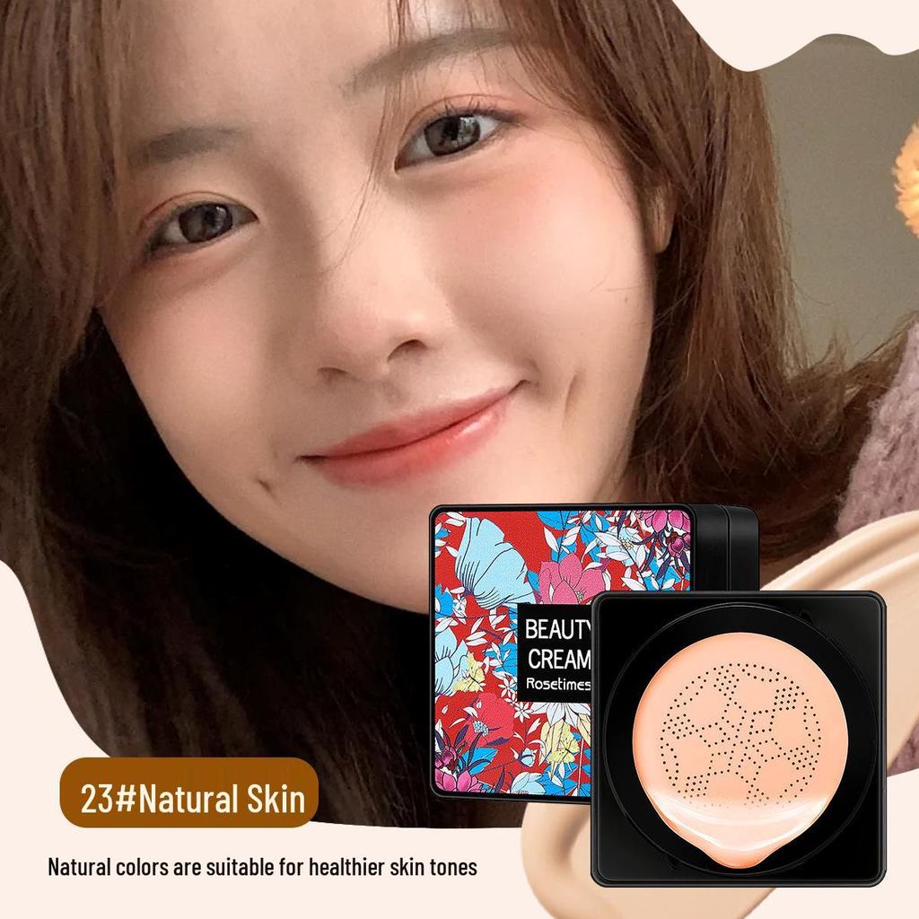 Mushroom Head Cushion BB & CC Cream: Long-lasting Concealer Foundation, No Smudge, No Float, for Smooth Skin