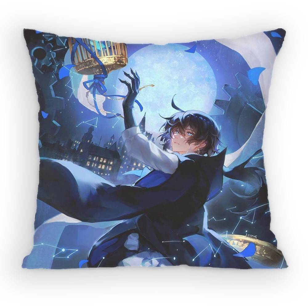 SHADOWS HOUSE Emilico Pillow Case Antidustmite Pillowcase Invisible zipper silky Sofa cushion cover for bedroom