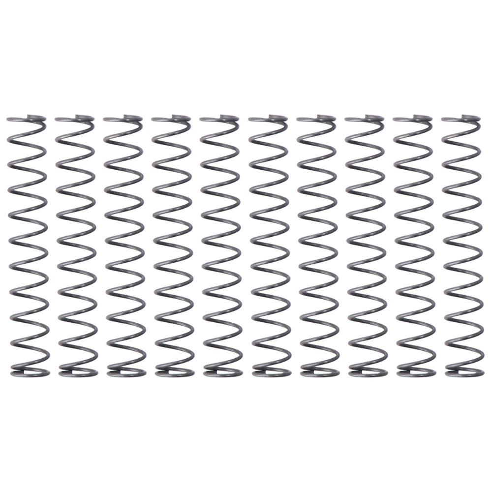 10ks Nerezová pružinová ocel spirála 0,8 mm Velikost drátu Prodloužené stlačené pružiny Domácí projekty