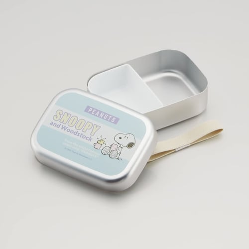Skater Lunch Box Snoopy Pop Color 370ml Aluminum Warm Ware Compatible for Children Made In Japan ALB5NV-A