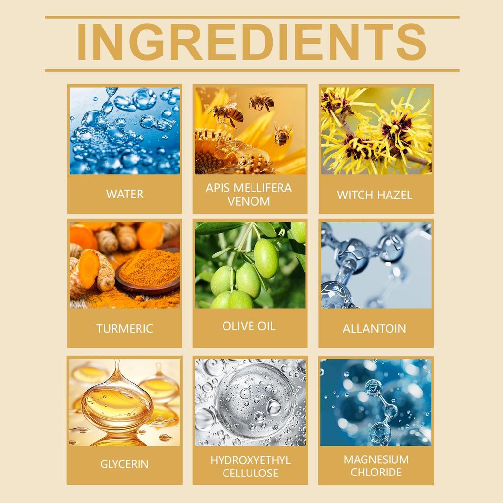 XIMONTH Bee Venom Body Care Spray Relieves Discomfort In Wrists and Knees, Daily Massage Skincare Spray 60ml