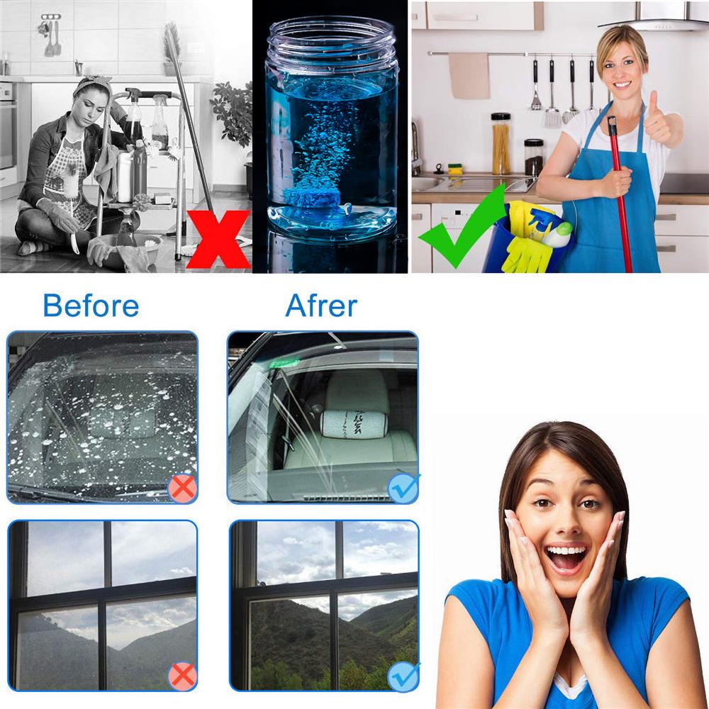 Multifunctional Car Windshield Glass Cleaner Car Windshield Cleaning Effervescent Spray Cleaner Tablet