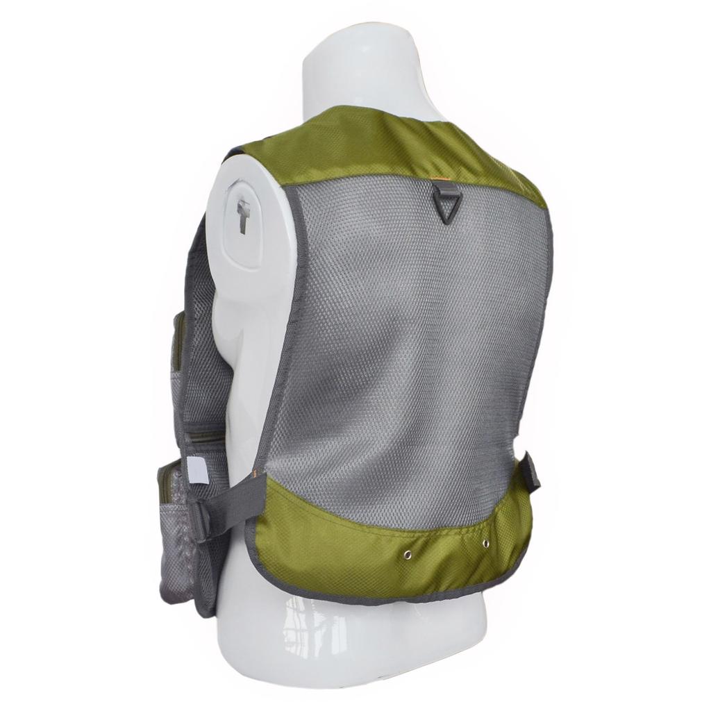 Mens Quick Dry Fishing Vest Mesh Jackets Photography Hiking Vest Multi-Pocket Fishing Waistcoat Outdoor Fly Fishing Vest