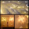 Creative Feather Table Lamp Warm White Light Tree Feather Lampshade Girl LED Wedding Decorative Lights Birthday Gift Home Decor