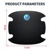 For VOLKSWAGEN VW 4PCS Car Door Handle Bowl Scratch Protector Carbon Fiber Stickers For Volkswagen MK6 MK5 MK4 MK7 Golf-4 5 6 7