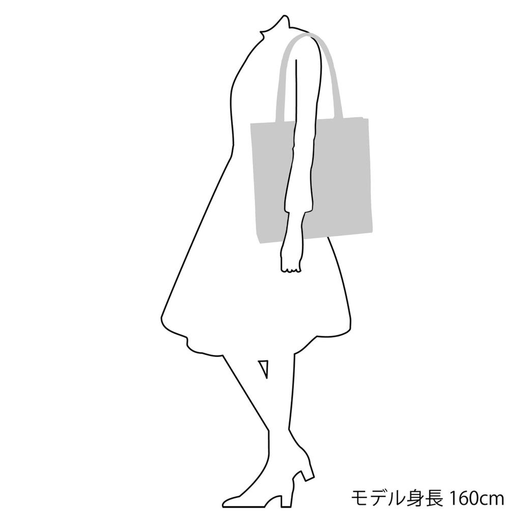 Dog debossed A4 size bag 63901 [Kitamura] semi-shoulder P-0697 Women's Oak/White [Brown]