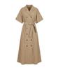 Baseukala Double-Button Long Dress (2Colors)