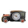 Vintage CH555 Series Classic Car Alarm Clock - Retro Style Digital & Analog Plastic Desk Clock