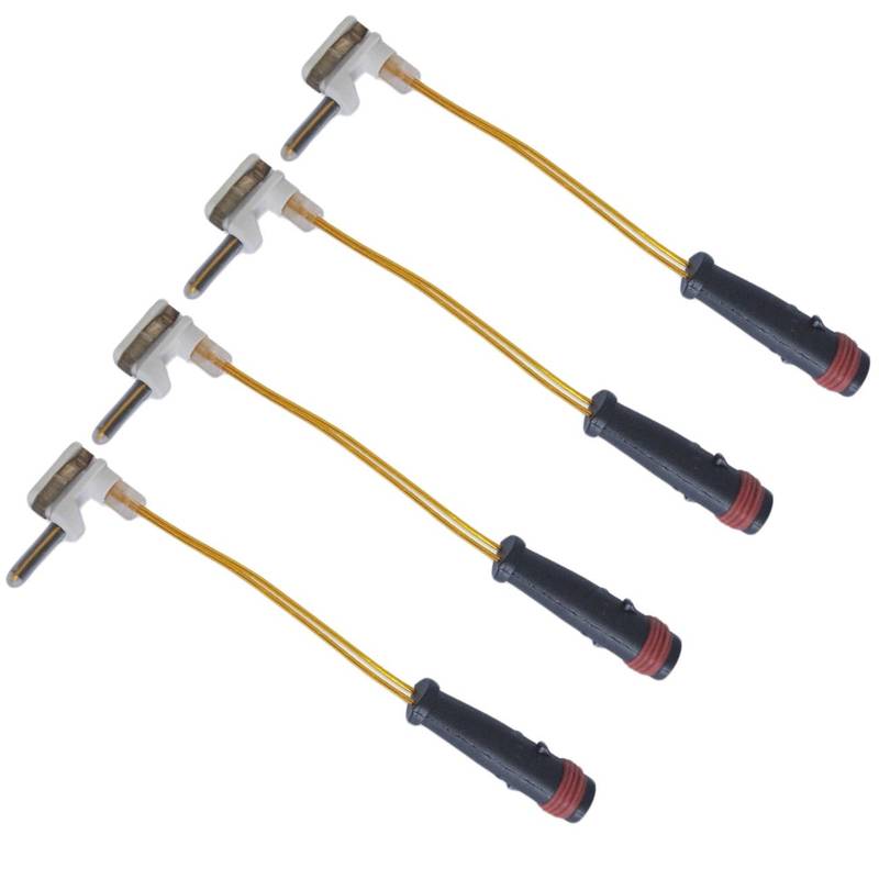 Front Brake Pad Sensor 4pcs Front Rear Brake Pad Wear Sensor Kit for Mercedes Benz W211 W220 2115401717