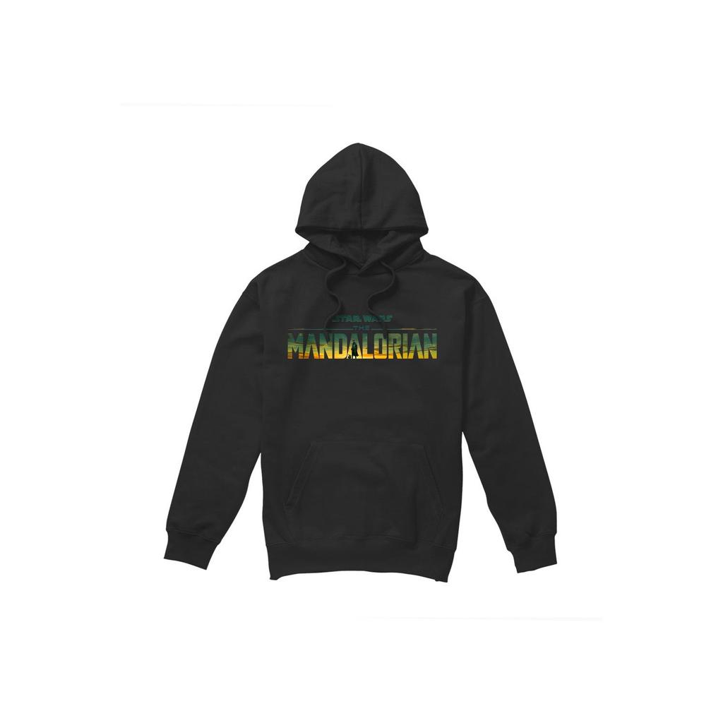 Star Wars: The Mandalorian Mens Landscape Logo Hoodie