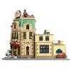 3104PCS Paris Restaurant Building Blocks Creative City Street View MOC Bricks Model Set With Lights Kids DIY Toys Holiday Gifts