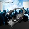 GS3 Sound Card Plug Play 7.1 Channel ABS Stereo Good Sound Effect USB Audio Sound Converter for PC