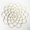 1/3Pcs Stainless Steel Spiral Stem Holder Vase Insert Flower Arranger Metal Bouquet