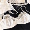 Sexy Underwear Set for Women Ultra-thin Bra Set French Lace Breathable Bralette Female Silk Comfort Bras and Thong Lingerie