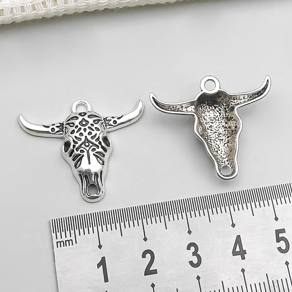 Personalized Tribal Bull Head Totem Pendant for DIY Bracelets and Necklaces