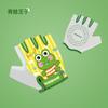Kids Cycling Gloves Half-Finger Cartoon Design Breathable Anti-Slip Balance Bike Bicycle Roller Skating Fall