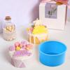 2pcs 4 Inch Round Silicone Cake Mold High Quality Kitchen Mousse Chocolate Pastry Hand DIY Food Grade Silicone Baking Mold
