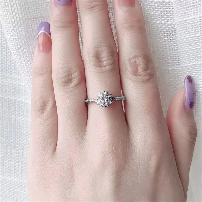 Luxury Adjustable Diamond Couple Wedding Ring - Elegant, Simple, Fashionable