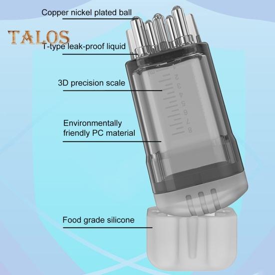 8ML Hair Oil Applicator with Precise Scale Scalp Massage Applicator Comb Clear Portable Hair Serum Oiling Dispenser Brush Hair Root Application Comb