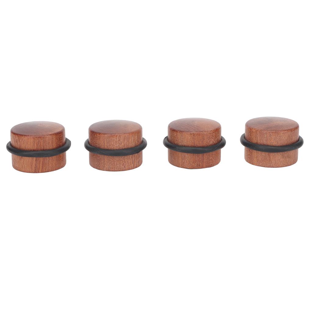4PCS Cylindrical Door Stopper Prevent Silent Punch Free Solid Wood Floor Door Stopper with Bl