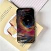 Space For Galaxy Universe Phone Case For iPhone 6,17,16,15,14,13,12,11 Plus,Pro Max,XS,X,XR,SE,Mini,8,Soft Silicone Black Cover