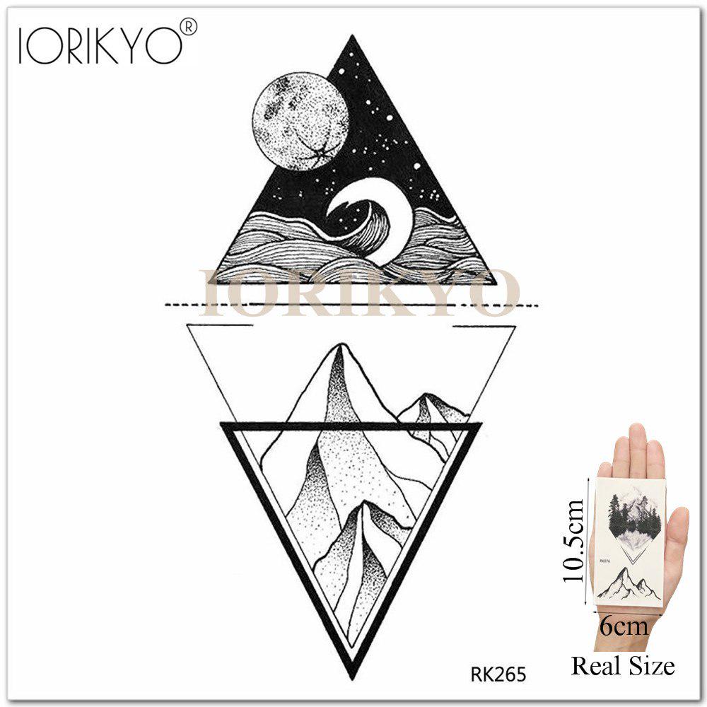 1pc Geometrico Triangolo Pianeta Tatuaggio Temporaneo Donne Nero Moth Impermeabile Tatoos Acquista In Modo Economico Spedizione Gratuita Recensioni Reali Con Foto Joom