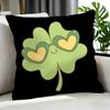 SSt Patrick Cartoon Lucky Clover Cushion Cover Cushion Cover Set Pcs x x x Pillowcase Decorative Sofa Home Decor