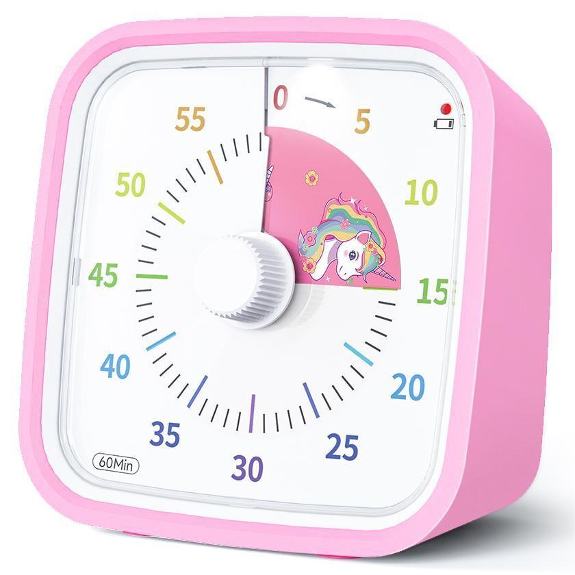 60 Visual Minute Timer Cartoon Dinosaur Silent Disk Timer For Kids And Adults