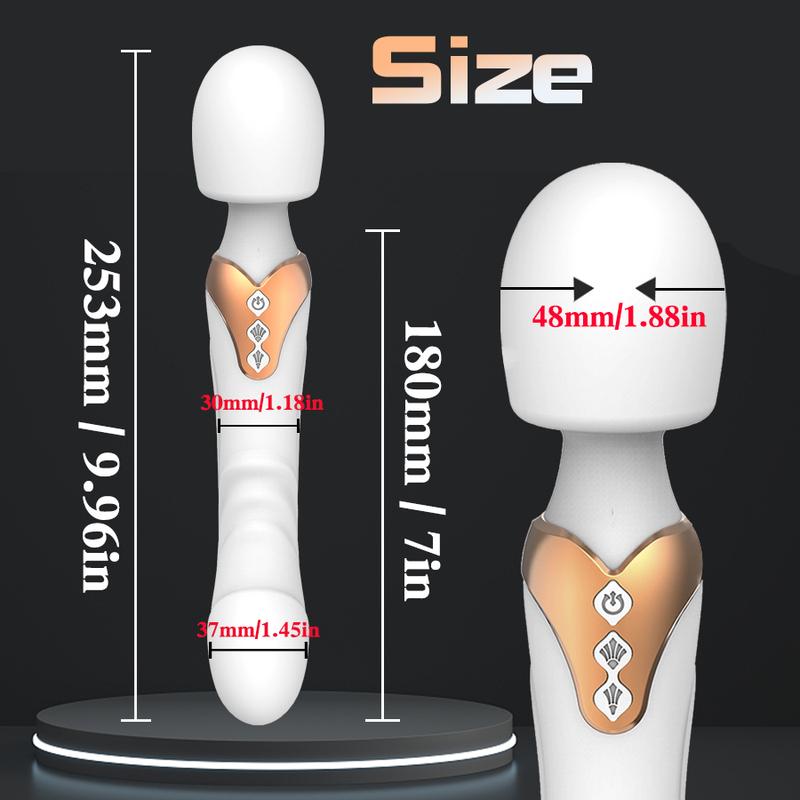 Powerful Vibrator Dildos Wand for Women Clitoris Stimulator G Spot Vagina Massager 10 Modes Masturbator Adult Sex Toys for Woman