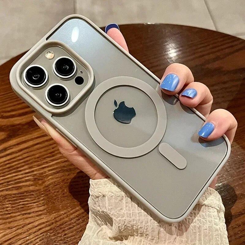 

Fashion For Magsafe Magnetic Case For Iphone 15 14 Plus 13 12 11 15 Pro Max Xs Max Xr Clear Soft Silicone Acrylic Cover