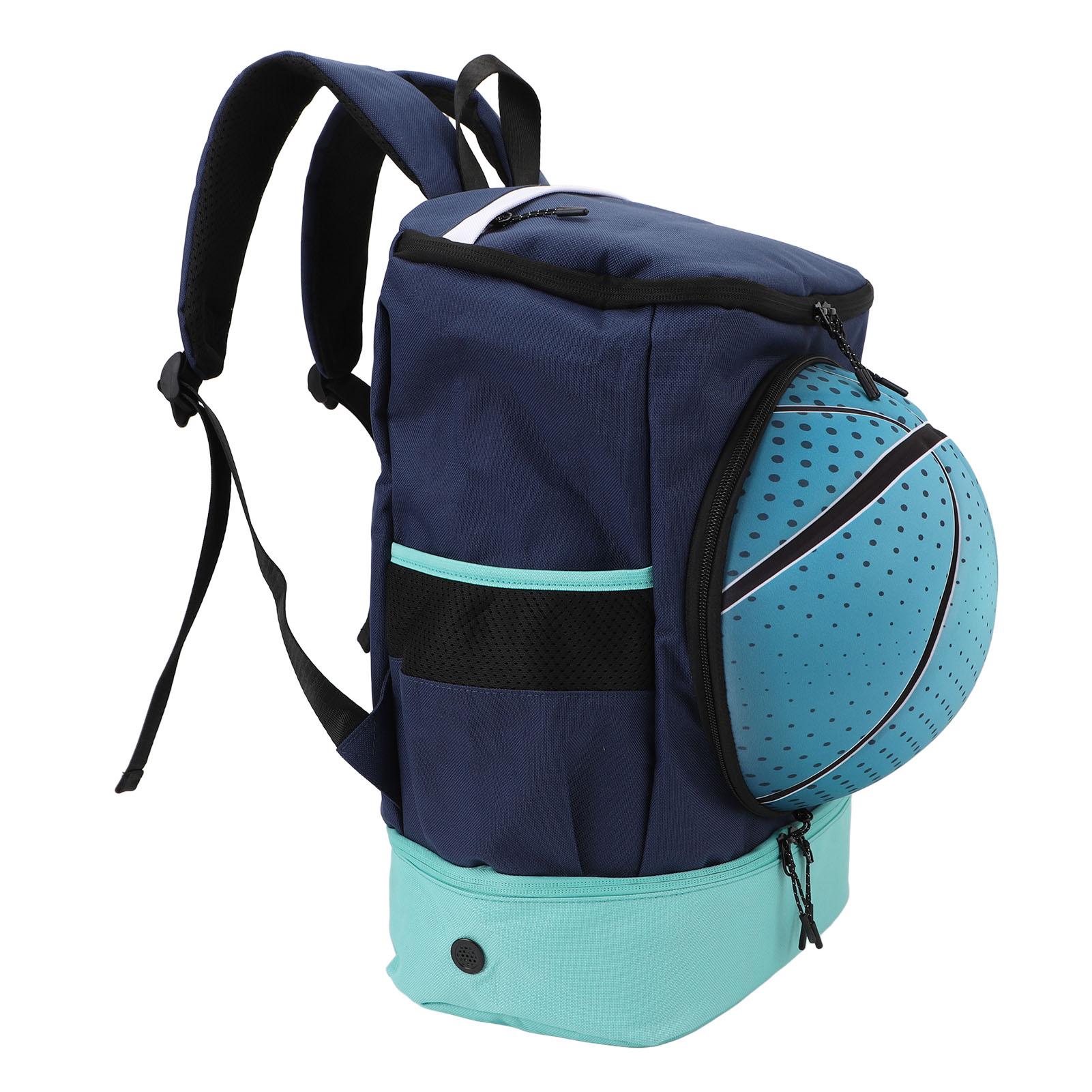 

Basket Backpack Sports Soccer Basket Bag with Shoe Compartment for Soccer Basket Foot Gym Outdoor Equipment M Size