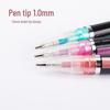 60-12pcs/set Fluorescent Gel Pens for Drawing and Handbooks, 1.0mm Tips - Ideal for Students and Classrooms.