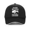 Im Not Retired Im A Professional Grandpa Funny Baseball Cap Idea Gift New Hip Hop Hat Summer Adjustable Snapback Hats