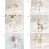 Christmas Tree Decorations Velvety Fabric Foam Bird Hanging Ornament For Mantels Window Display Holiday Tree Decoration