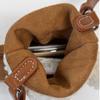 Portable Korean Style Suede Crossbody Bag LambWool Fluffy Christmas Sock Bag Phone Storage Casual Plush Boot Bag Girl