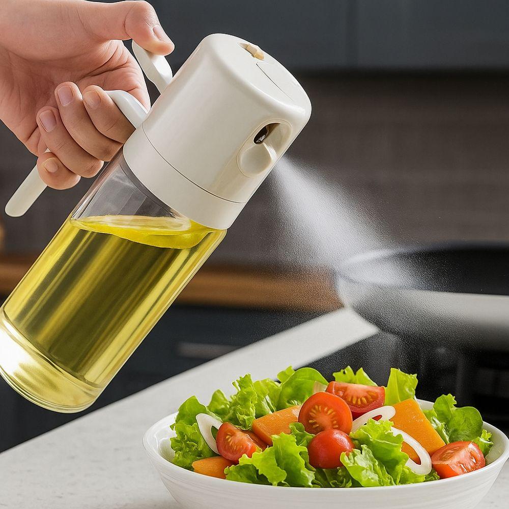 550ML Kitchen Oil Dispenser 2 in 1 Design Olive Oil Sprayer Oil Spray Bottle  BBQ Cooking