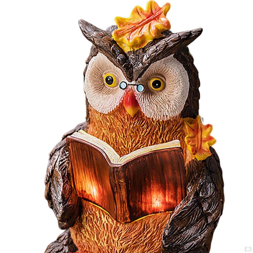 Lawn Light Animal Statue Landscape Lamp Ornament for Garden Decor